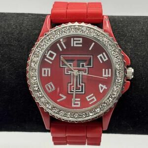 Red Texas Tech Men's Watch